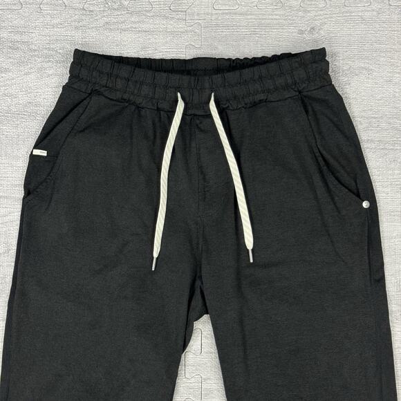 Vuori Pants Mens Small Black Ponto Performance Joggers Athletic Stretch V418 EUC - Picture 4 of 7